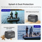 PRO 12V 100Ah Batteria Smart al Litio Ferro Fosfato con Bluetooth e Autoriscaldamento - immagine 6