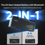PRO Batteria Smart 12V 200Ah LiFePO₄ con Autoriscaldamento e Bluetooth – 5000 Cicli - immagine 4